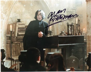 Alan Rickman autograph