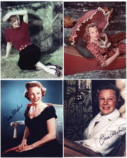 June Allyson autograph
