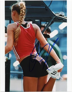 Anna Kournikova autograph