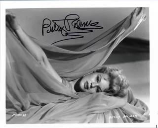 Betsy Palmer autograph