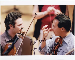 Yo Yo Ma autograph