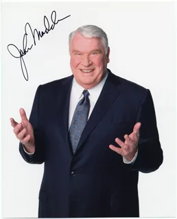John Madden autograph