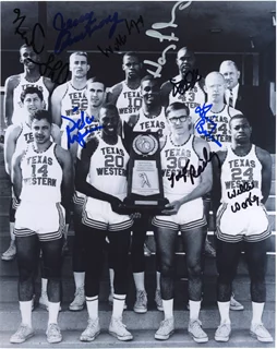 Texas Western autograph