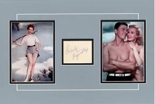 Virginia Mayo autograph