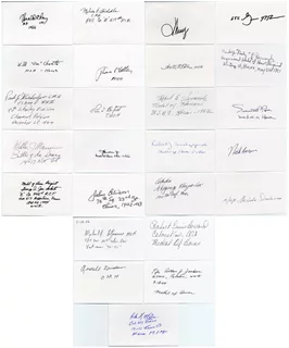 25 Medal Of Honor Signatures autograph