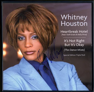 Whitney Houston autograph