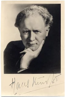 Hans Kindler autograph