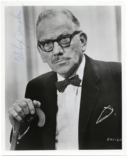 Melvyn Douglas autograph