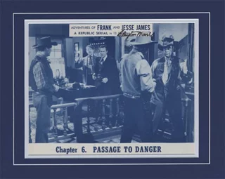 Adventures of Frank and Jesse James autograph