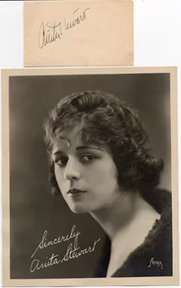 Anita Stewart autograph