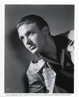 Robert Stack autograph