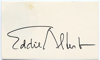 Eddie Albert autograph