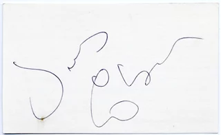 James Coburn autograph