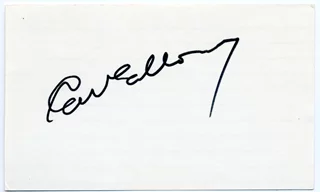 Cab Calloway autograph