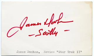 James Doohan autograph