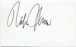 Rafer Johnson autograph