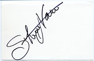 Sheree North autograph