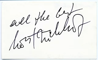 Horst Buchholz autograph