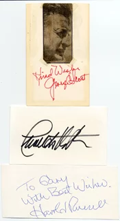 Oscar Winners Signature Lot autograph