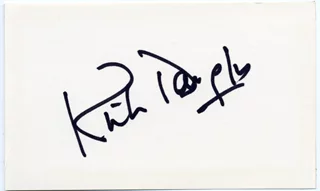 Kirk Douglas autograph