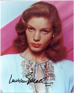 Lauren Bacall autograph