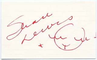 Shari Lewis autograph