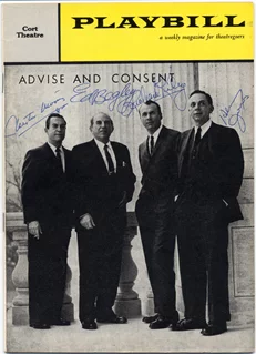 Advise and Consent autograph
