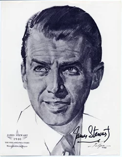 James Stewart autograph