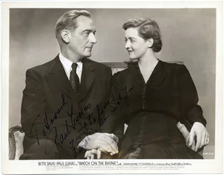 Paul Lukas autograph