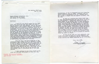 David Niven autograph