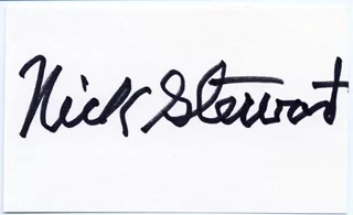 Nick Stewart autograph