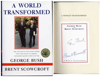 George H. W. Bush autograph