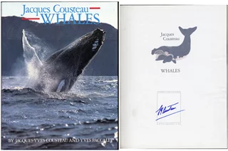 Jacques Cousteau autograph
