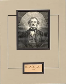 Henry W. Longfellow autograph