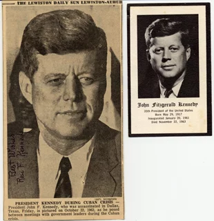 Rose Kennedy autograph