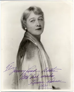 Louise Dresser autograph