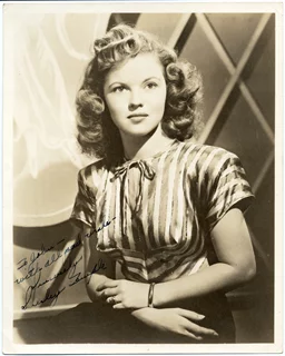 Shirley Temple autograph