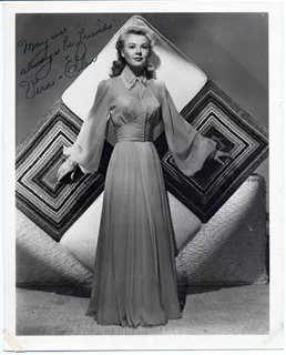 Vera-Ellen autograph