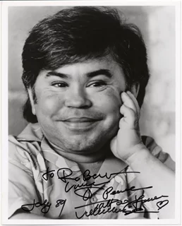 Herve Villechaize autograph