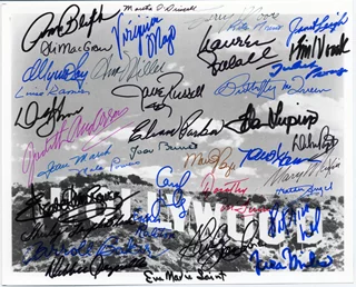 Hollywood Sign autograph