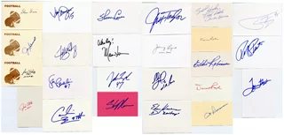 Football Signature Collection autograph