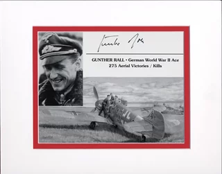 Gunther Rall autograph