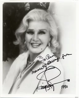 Ginger Rogers autograph