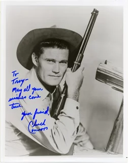 Chuck Connors autograph