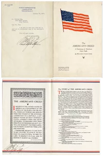 William Tyler Page autograph