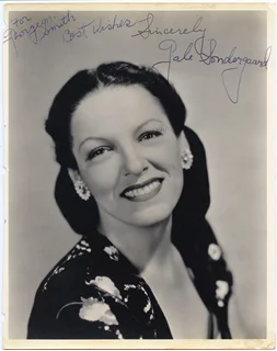 Gale Sondergaard autograph