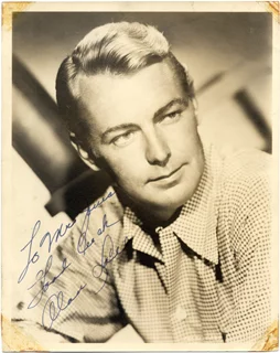 Alan Ladd autograph