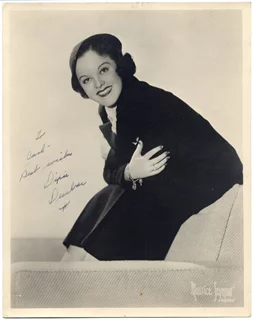 Dixie Dunbar autograph