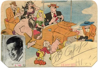 Al Capp autograph