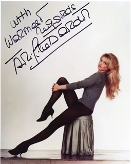 Brigitte Bardot autograph